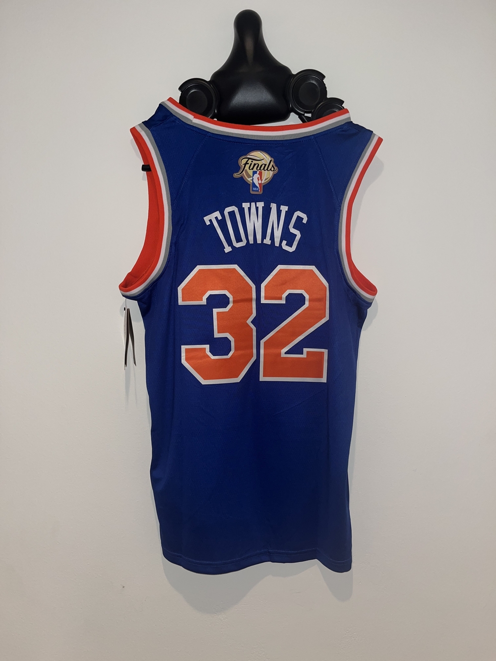 KAT Towns #32 Knicks 2026 Finals Blue New York Basketball Jersey Men's S & M